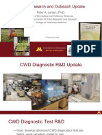 CWD: Research and Outreach Update
