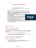 Fisiologia Fetal e Neonatal