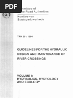 TRH 25 (1994) Hydraulic Design and Maintenance of River Crossings Vol 01 Hydraulics, Hydrology An PDF