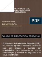 Presentacion de Equipo de Proteccion Personal y Ejemplos de Señalizacion
