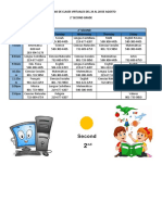 Horario Virtual  Segundo de Primaria Para Estudiantes Agosto 24 - copia (3)