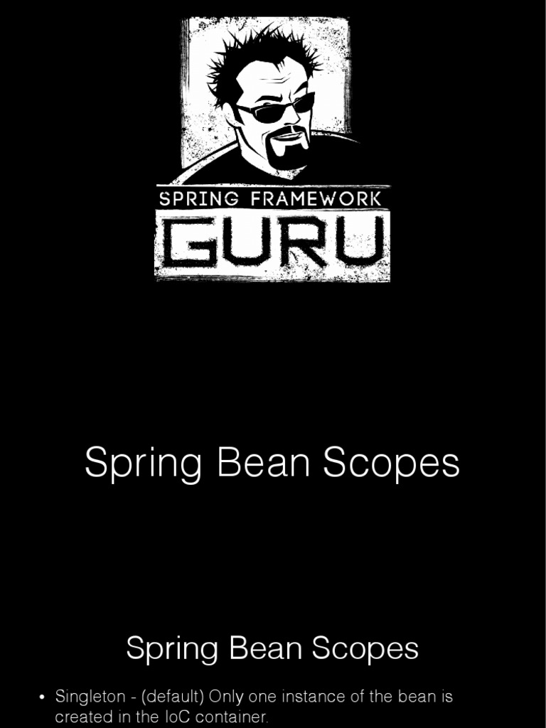 Spring Bean Scopes PDF