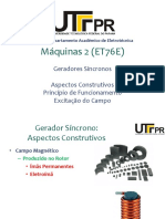 03.1 - Geradores Síncronos - Aspectos Construtivos e Princípio de Funcionamento