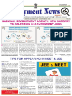 Tips For Appearing in Neet & Jee: National Recruitment Agency: New Gateway To Selection in Government Jobs