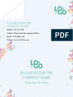 Watercolor Business Card-WPS Office
