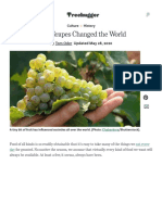 How Grapes Changed The World