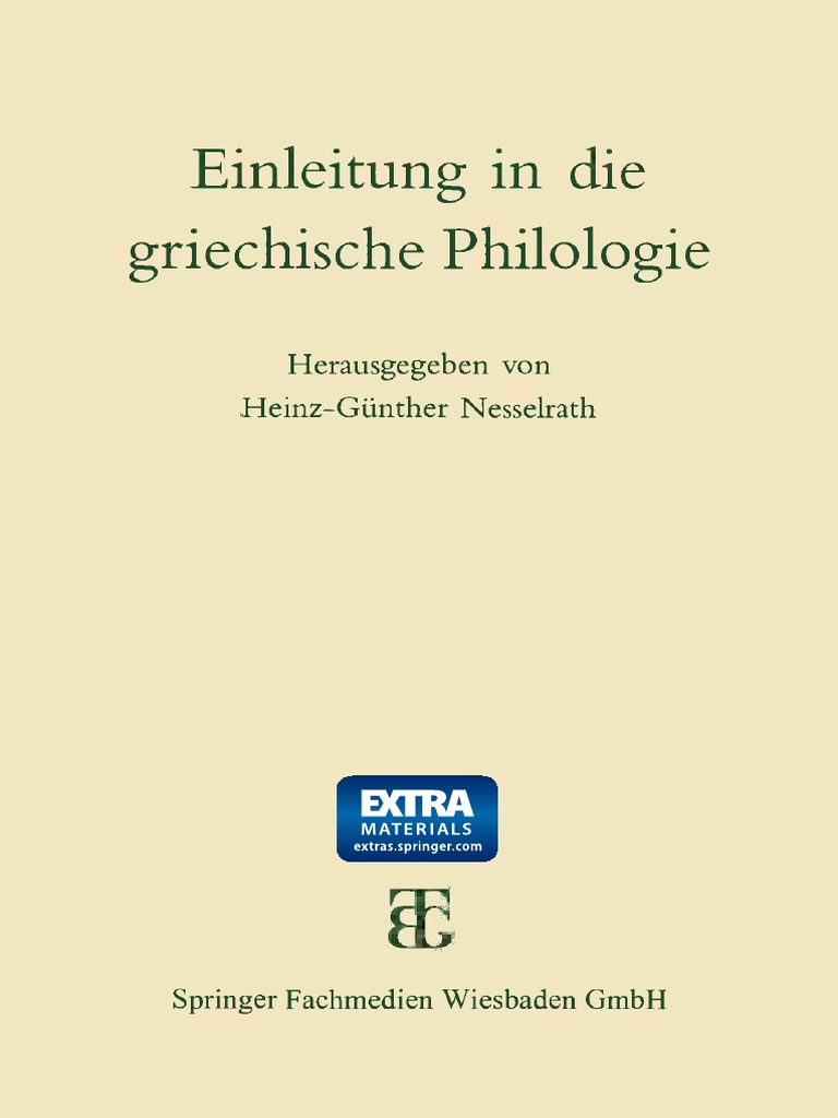einleitung in die griechische philologie by tiziano dorandi auth heinz gunther nesselrath eds pdf