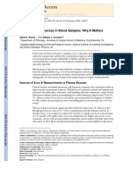 Stabilization of Glucose in Blood Samples Why It Mattersnihms PDF