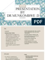 Polymyositis Case Presentation by D. Munkombwe
