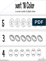 Color The Correct Number of Objects Shown: Created By: 2008-2009