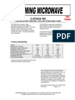 Cuming Microwave C-STOCK RH Datasheet PDF