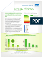Top Class Energy-Effi Ciency: KONE Elevator Energy Efficiency Performance According To VDI 4707