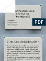 Emprendimientos de Discapacitados