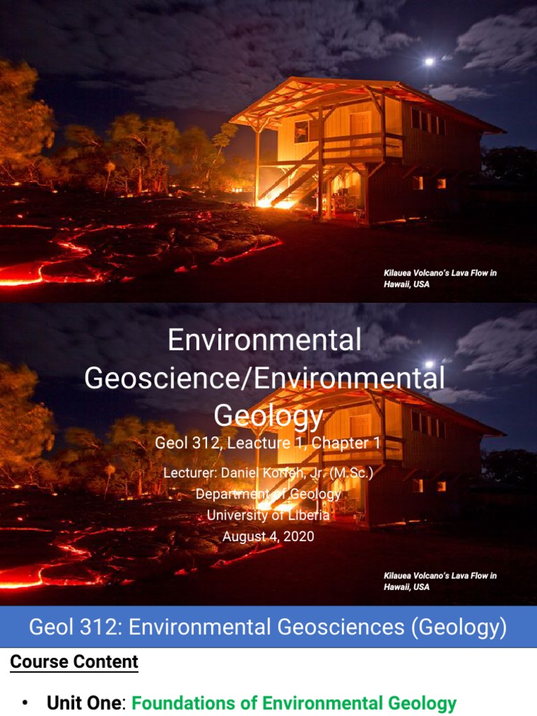 UNIT1 LECTURE 1 - Geol 312 | PDF | Human Impact On The Environment ...