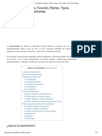 Transmisión automotriz: qué es, partes, tipos y fallas más comunes