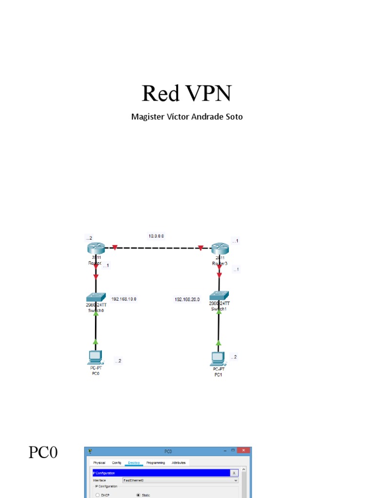 Configuración de Red VPN en Routers | PDF