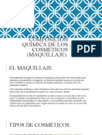 Composición Química de Los Cosméticos (Maquillaje)