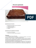 Brownie Glaseado