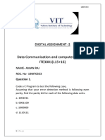 Data Communication and Computer Network ITE3001 (L15+16) : Digital Assignment - 2