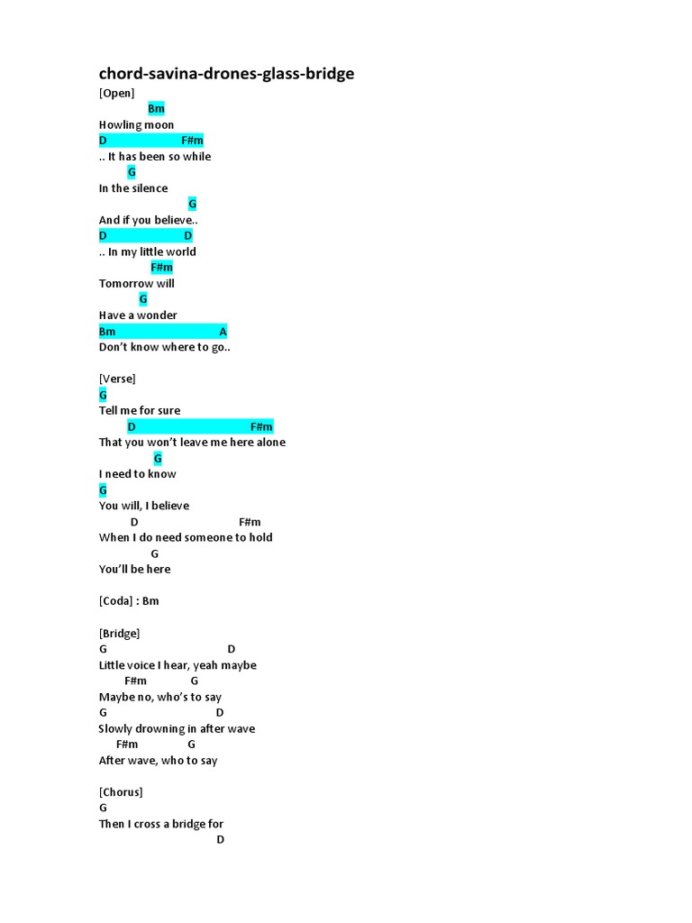 Chord Song Structure Performing Arts
