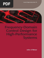 John OBrien Frequency-Domain Control Design For High Performance Systems PDF