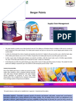 Berger Paints: Supply Chain Management