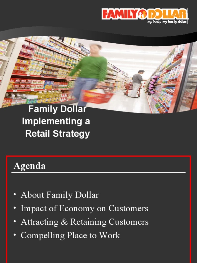 Family Dollar Retail Strategy Overview | PDF | Retail | Brand