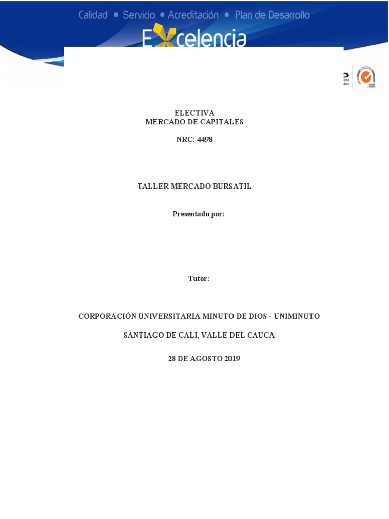 Conceptos Clave del Mercado Bursátil | PDF | Bolsa de Valores | Bolsa