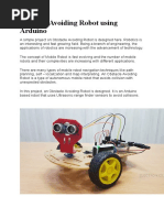 Obstacle Avoidance Robot