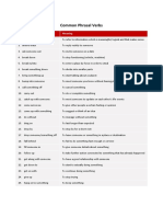 Common Phrasal Verbs PDF