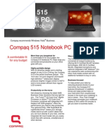 Compaq 515 Notebook PC: Affordable Mobility