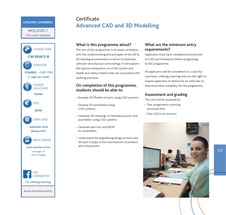 Advanced CAD & 3D Modelling Course | PDF | Computer Aided Design | 3 D ...