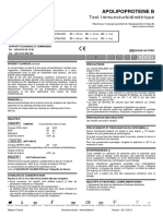 APOLIPOPROTEINES A1-B Test Immunoturbidimétrique 2