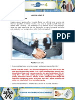 Learning Activity 4 Evidence: Job Interview: Fuente: Fotolia (S.F.)