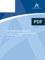 Cambridge Approach To Assessment