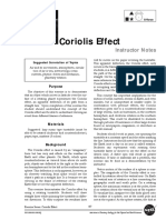 Coriolis Effect: Exercise Seven