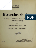 Albeniz Recuerdos de Viaje 6 Malaguena Rumores de La Caleta PDF