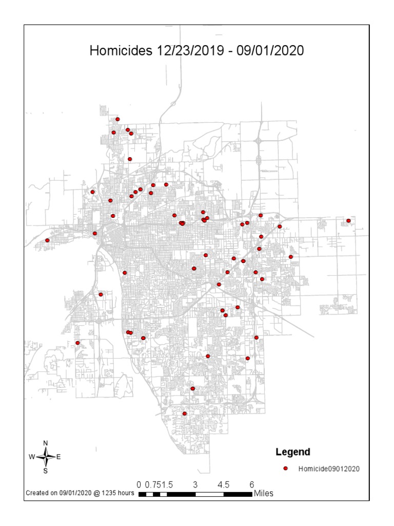UPDATED TULSA HOMICIDE MAP