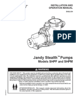 Jandy Stealth Pumps: Models SHPF and SHPM