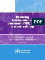 Reducing Transmission h1n1 2009