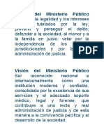 Mísión Del Ministerio Público