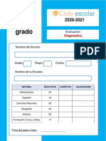 Examen de Diagnóstico 5°