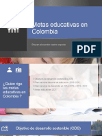 Metas Educativas en Colombia