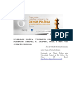 4ebe8cbe85467-ALACIP 2012 Estabilidade Política IED Desempenho Ambiental ARG BRA PER PDF