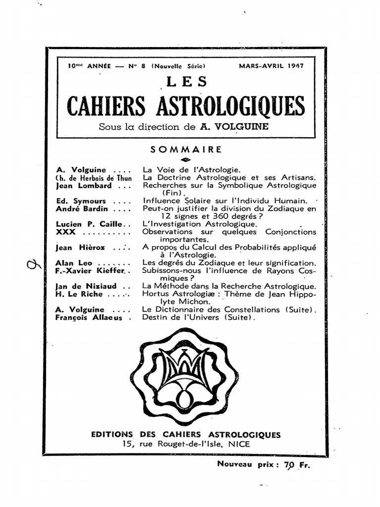 Date De Naissance De Hitler Signe Astrologique Cahiers Astrologiques 8 | PDF | Astrologie | Horoscope
