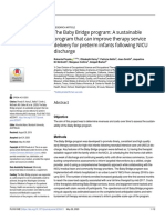 The Baby Bridge Program A Sustainable Program That Can Improve Therapy Service Delivery For Preterm Infants Following NICU Discharge