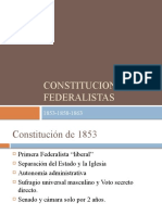 Constituciones Federalistas