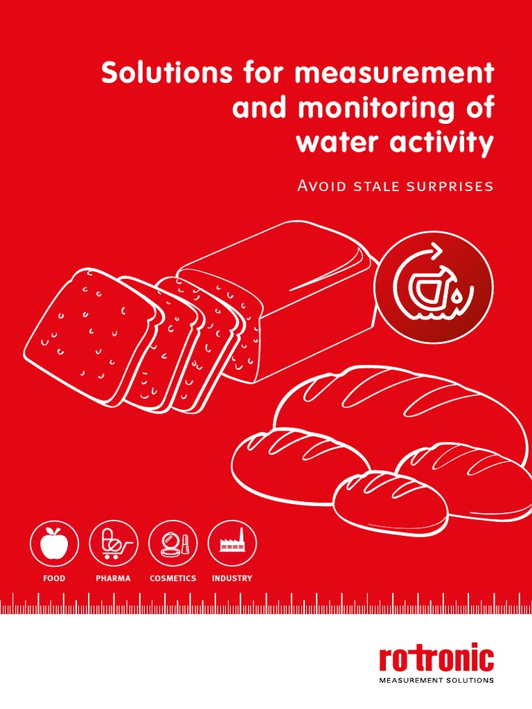 Water Activity Solutions for Industry | PDF | Calibration | Shelf Life