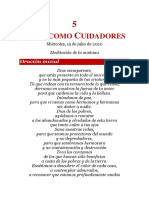 Cuaderno 5. Vivir Como Cuidadores