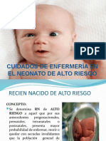 Cuidados de Enfermería en El Neonato de Alto Riesgo